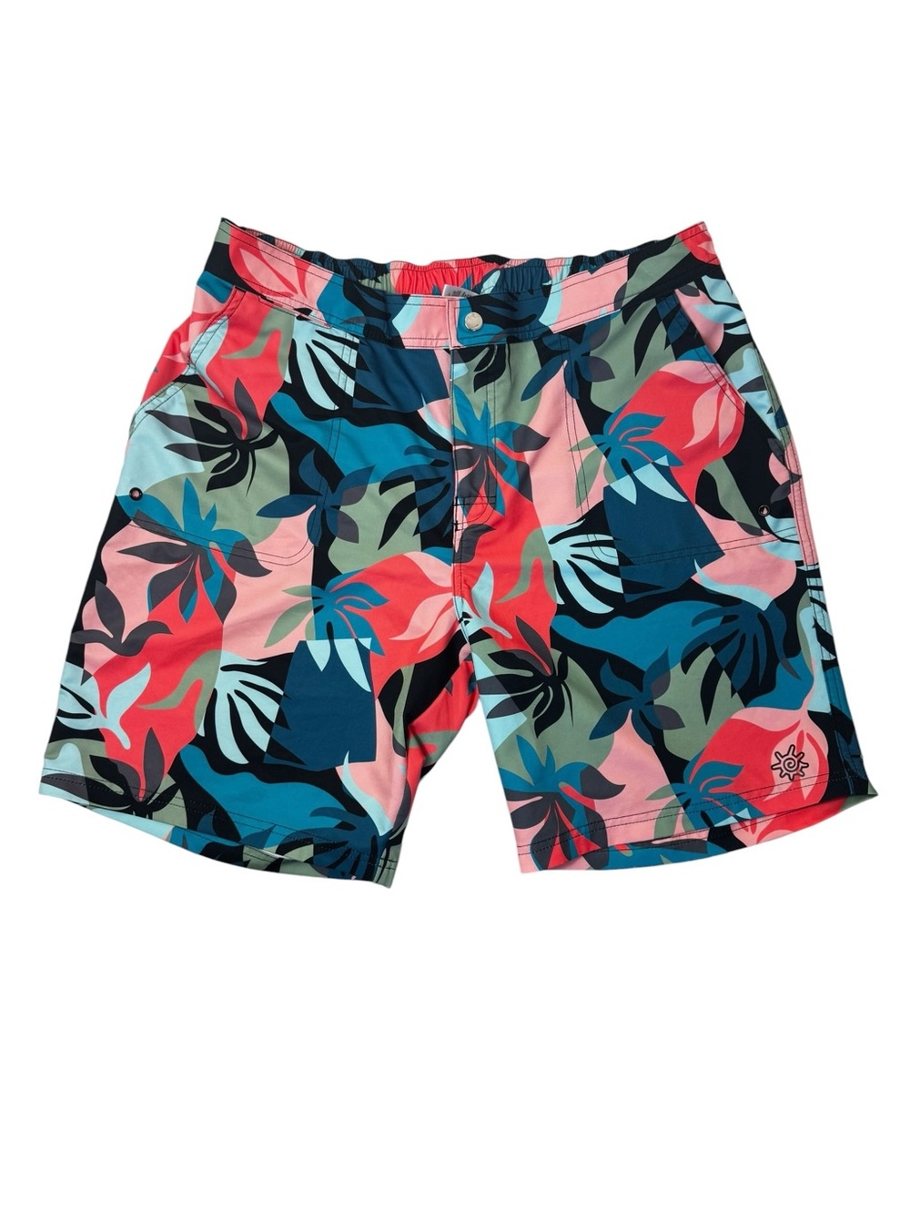 UV Skinz UPF 50+ Women’s XL Board Shorts Picasso Bloom XL Swim Coverup